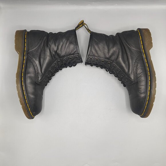 Dr. Martens 11821 Combat Boots Black Leather Classic Women's - Picture 5 of 11